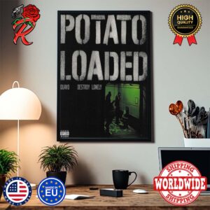 Quavo And Destroy Lonely Potato Loaded New Song Released April 5th 2024 Decor Poster Canvas