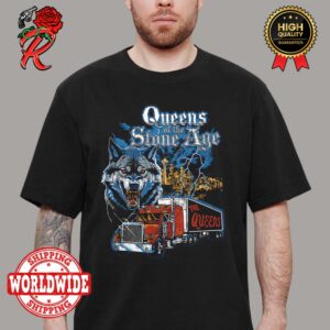 Queens Of The Stone Age Classics Truck And The Wolf Merch Unisex T-Shirt
