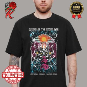 Queens Of The Stone Age London ON Tonight Poster At Budweiser Gardens On April 10 2024 Unisex T-Shirt