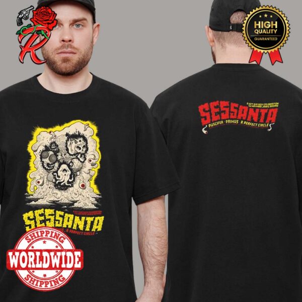 Sessanta Tonight At The Maverik Center Merch Limited Edition In Salt Lake City On April 23 2024 Unisex T-Shirt