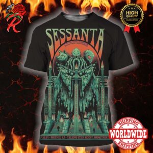 Sessanta Tour Tonight In Phoenix AZ Show Poster At Talking Stick Resort Amphitheatre On April 16 2024 All Over Print Shirt