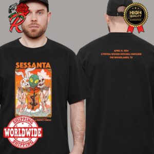 Sessanta Tour Tonight Merch For Houston Texas On April 13 2024 At Cynthia Woods Mitchell Pavillion Two Sides Unisex T-Shirt