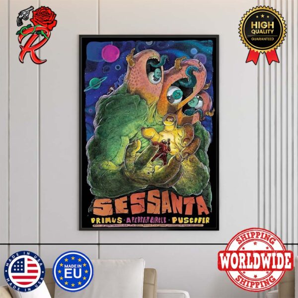 Sessanta Tour Tonight Poster At The Greek Theatre In Berkeley CA On April 21st 2024 Home Decor Poster Canvas