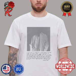 Sincerely Khalid Letter For Please Don’t Fall In Love With Me New Singles Vintage T-Shirt