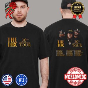 The Lox 30th Anniversary Tour 2024 Two Sides Print Unisex T-Shirt