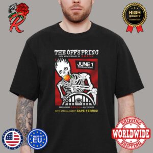 The Offspring 30th Anniversary Of Smash At Honda Center On June 1 2024 Poster Essentials T-Shirt