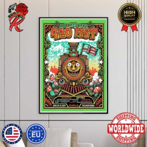 The Sweetwater 420 Fest Poster In Atlanta GA On April 20-21 2024 At Pullman Yards Home Decor Poster Canvas