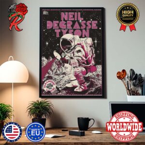 Tonight Poster Event For Neil Degrasse Tyson In Seattle At The Paramount Theatre On April 16th 2024 Home Decor Poster Canvas