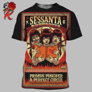 Tonight Sessanta Poster At The Red Rocks Amphitheatre Limited Edition On April 26th 2024 Chinese Style All Over Print Shirt