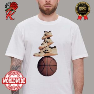 Travis Scott For Nike Jordan Jumpman Jack TR Sail and Dark Mocha Basketball Campaign Visual Essentials T-Shirt