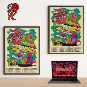 Armchair Boogie 2024 Summer Tour Poster With Schedule Tour List Home Decor Poster Canvas