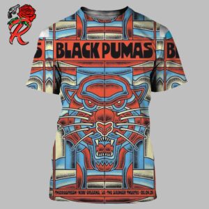 Black Pumas Official Poster Performance In New Orleans LA At The Saenger Theatre Thebrosfresh On May 4 2024 All Over Print Shirt