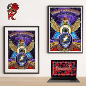 Dead And Company 2024 Sphere Residency Home Decor Poster Canvas