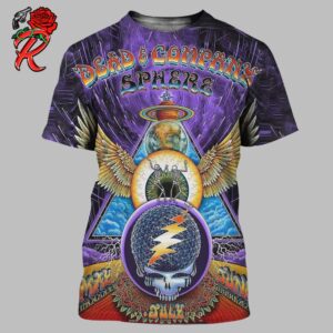 Dead And Company 2024 Sphere Residency Poster All Over Print Shirt