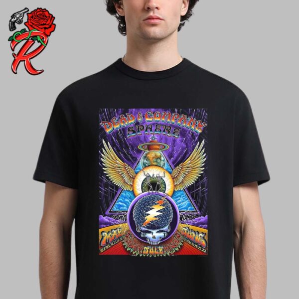 Dead And Company 2024 Sphere Residency Poster Unisex T-Shirt