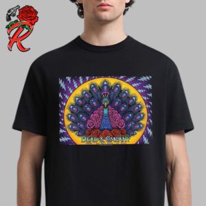 Dead And Company May 25th Limited Edition Concert Poster Las Vegas Sphere The Peacock Unisex T-Shirt