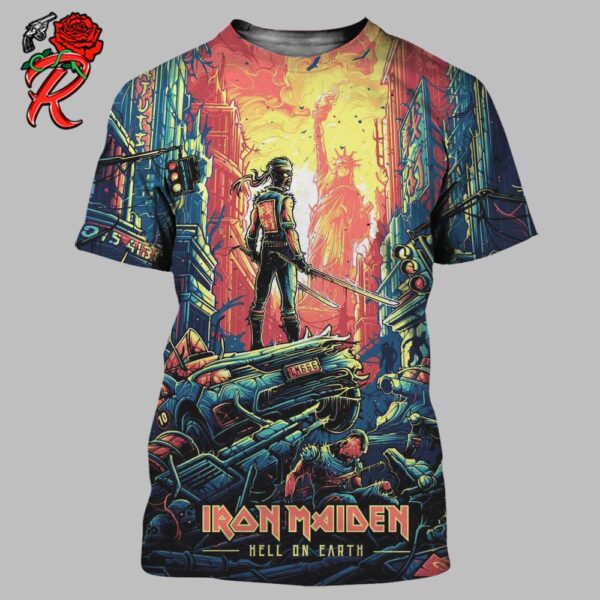 Iron Maiden Hell On Earth 24 Mumford Poster All Over Print Shirt