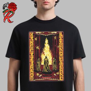 King Gizzard And The Lizard Wizard Around The Fire They Circle Slow Limited Edition Poster Merch For Edinburgh UK At The Usher Hall On May 27 2024 Unisex T-Shirt