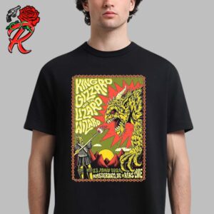 King Gizzard And The Lizard Wizard Limited Edition Poster In Amsterdam NL At Afas Live On 23 May 2024 Unisex T-Shirt
