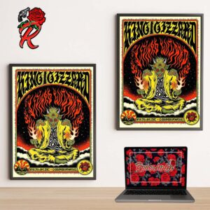 King Gizzard Creator Of The Cosmos Concert Poster For The Show In Berlin DE At Columbiahalle 2024 Home Decor Poster Canvas