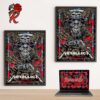 Metallica M72 World Tour Killer Official Full Show Combine Poster Of The European Run In Munich Germany At Olympiastadion On 24th And 26th May 2024 Home Decor Poster Canvas