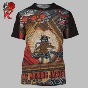 My Morning Jacket Poster For Tonight Show At The Legendary The Filmore In San Francisco CA On May 28 2024 Doctor Strange Style All Over Print Shirt
