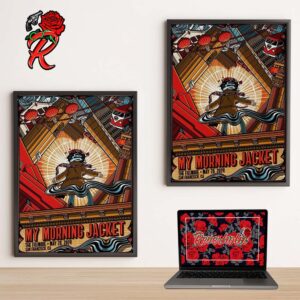 My Morning Jacket Poster For Tonight Show At The Legendary The Filmore In San Francisco CA On May 28 2024 Doctor Strange Style Decor Poster Canvas