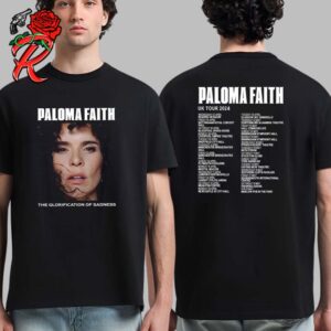 Official Paloma Faith Merchandise The Glorification Of Sadness UK Tour 2024 Unisex T-Shirt