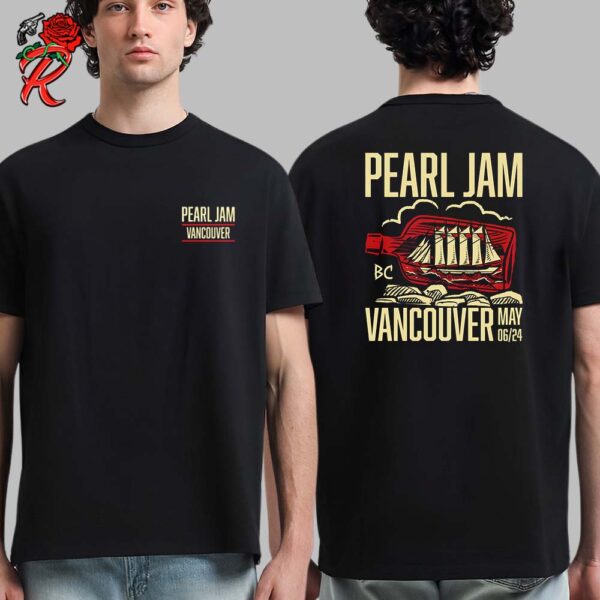 Official Pearl Jam With Deep Sea Diver Merch At Rogers Arena In Vancouver BC On May 6 2024 Unisex T-Shirt