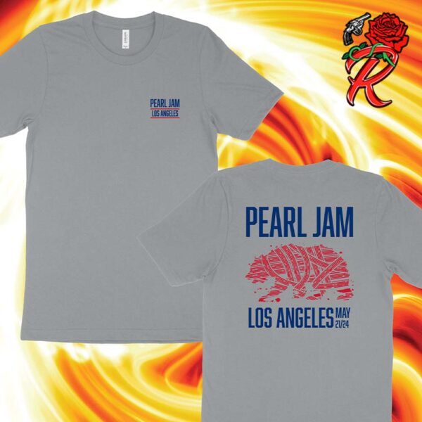 Pearl Jam Dark Matter World Tour 2024 Event Merch For The Show In Los Angeles Night One At The Kia Forum On May 21 2024 Two Sides Tee Shirt