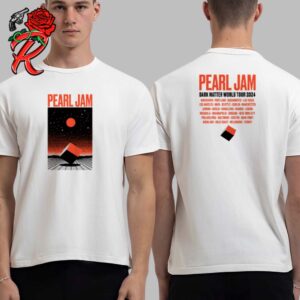Pearl Jam Dark Matter World Tour 2024 Geo Desert Unisex T-Shirt