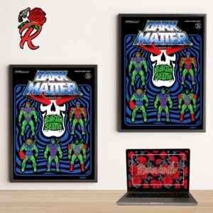 Pearl Jam Event Poster He Man And The Masters Of The Universe Style Dark Matter In Seattle WA On May 28 2024 At Climate Pledge Arena Poster Canvas