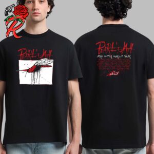 Pearl Jam Red Mosquito Dark Matter World Tour 2024 Two Sides Print Unisex T-Shirt