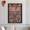 King Gizzard And The Lizard Wizard Limited Edition Poster In Amsterdam NL At Afas Live On 23 May 2024 Home Decor Poster Canvas