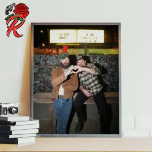 Post Malone And Morgan Wallen It Takes Two I Had Some Help To Break A Heart In Two Home Decor Poster Canvas