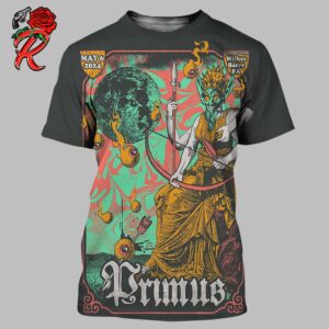 Primus Poster Tonight Show At FM Kirby Center In Wilkes Barre PA On May 6 2024 All Over Print Shirt