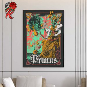 Primus Poster Tonight Show At FM Kirby Center In Wilkes Barre PA On May 6 2024 Home Decor Poster Canvas