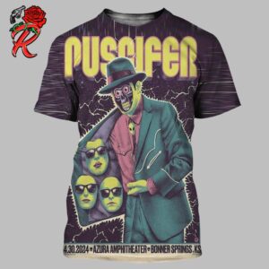 Puscifer Sessanta Tonight Chimera Poster For Show At Azura Amphitheater In Bonner Springs KS On April 30 2024 All Over Print Shirt