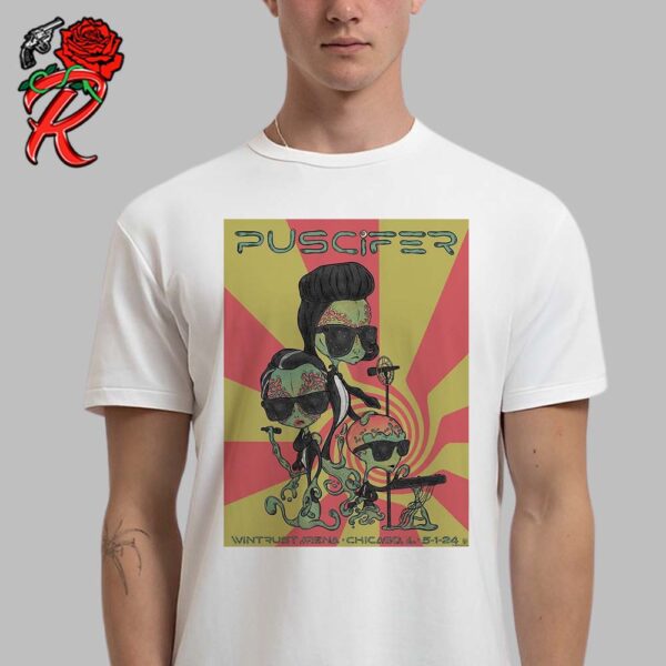 Puscifer Sessanta Tonight Poster For Chicago IL At Wintrust Arena On May 1st 2024 Classic T-Shirt