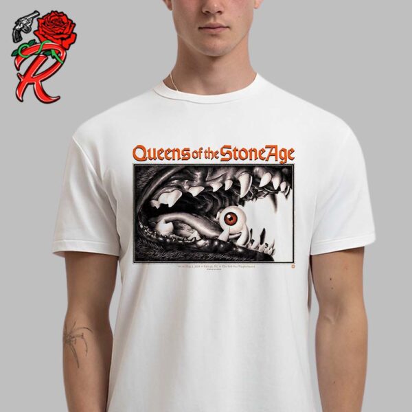 Queens Of The Stone Age Tonight Poster Show At The Red Hat Amphitheatre IN Raleigh NC On May 2 2024 Unisex T-Shirt