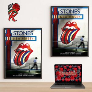 Rolling Stones Hackney Diamonds Tour 2024 At Metlife Stadium In East Rutherford New Jersey On May 23 And 26 2024 Home Decor Poster Canvas
