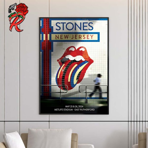 Rolling Stones Hackney Diamonds Tour 2024 At Metlife Stadium In East Rutherford New Jersey On May 23 And 26 2024 Home Decor Poster Canvas