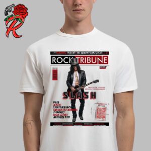 Slash Is On The Cover Of Rock Tribune Magazine On June 2024 Vintage T-Shirt