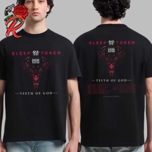 Sleep Token The Teeth Of God Tour 2024 Tour Schedule Dates List Two Sides Print Essentials T-Shirt