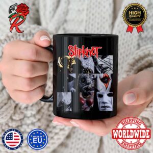 Slipknot 2024 New Masks For All The Members Ceramic Mug