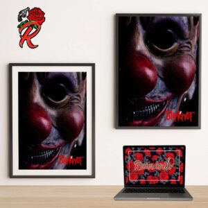 Slipknot Clown For Custom Percussion New Mask Introducing Members 2024 Home Decor Poster Canvas