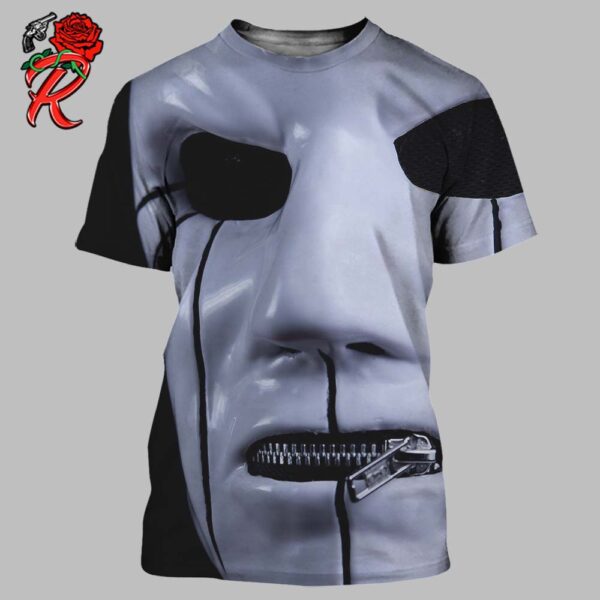 Slipknot Eloy Casagrande For Drums New Mask Introducing Members 2024 All Over Print Shirt