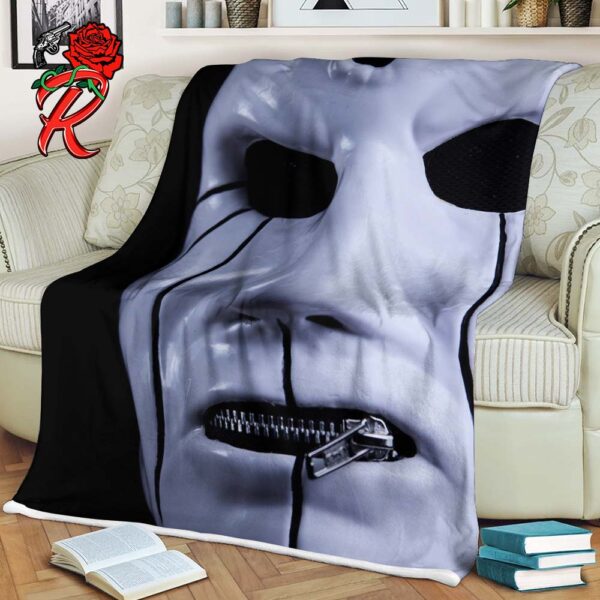 Slipknot Eloy Casagrande For Drums New Mask Introducing Members 2024 Fleece Blanket