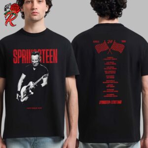 Springsteen And The E-Street Band 2024 World Tour Bruce Guitar Classic T-Shirt