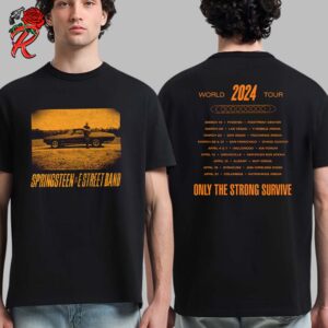 Springsteen And The E-Street Band 2024 World Tour Only The Strong Survive T-Shirt